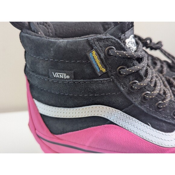 VANS SK8 Hi Dip MTE-2 Hiking Boots Shoes Pink Black Suede Womens 8 - Picture 5 of 9